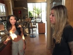 Super hot porn babes having fun at the Brazzers house