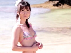 Squirting japanese beach babes in bikinis