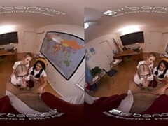 VR BANGERS Valentine's Day With Horny Students In The Classroom VR Porn