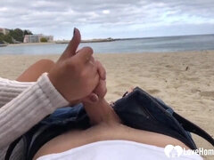 Riding Him On The Beach While Hes Enjoying The View - Pov Porn
