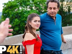 Father dirt with stunner Serina Gomez from Hunt4k