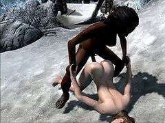 Perils of escaped Skyrim slavegirl 03