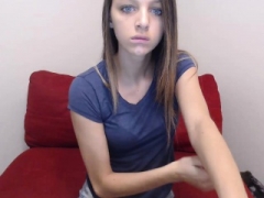 Horniest Inexperienced Brunette 18-19 year old whore backdoor on Live camera