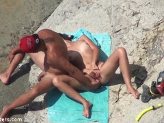 Lovemaking Games On The Beach - Public Sex
