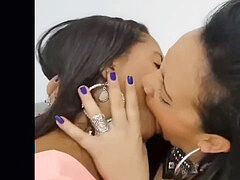 lesbian kissing three
