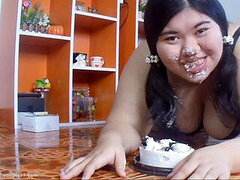 japanese SSBBW Cake inserting