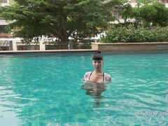 Naughty Lada - Hotel poolsheer bikini