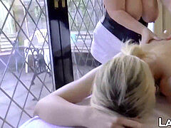 Mature british gal tempts hottie with sensual massage