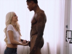 BLACKED Elsa Jean Cant Keep Her Hands Off BBC
