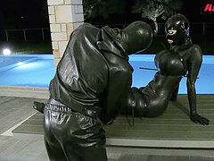 Lucy - Ziptied rubber dame (part 2)