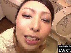 Asiatisch, Blasen, Hd, Japanische massage, Milf, Mutti, Sperma, Toilette