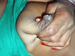 Bengali husband makes his wife suck cock with lipstick and then has rough sex as a stepmom, making the wife scream