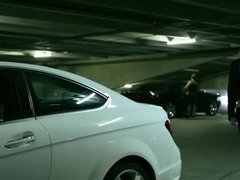 Jessica got fucked on a parking lot