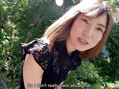 Nono Sakurai fucks a man she just met on camera for first ever porn video in Japan uncensored - Masturbation