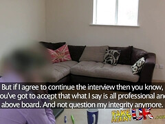 British hottie takes a hard pounding from fake agent in her fake audition