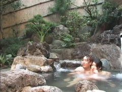 Nice flat chested Japanese Manami Momosaki in a kinky sex video out of the house