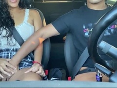 Lustful passenger Melzinha goes panty-free in Uber, driver can't resist