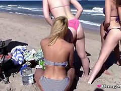 Randy nubile Friends Sharing A lengthy shaft While At Spring Break
