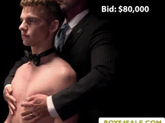 Jack Waters auctioned and analed by Tyler Saint