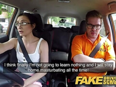 Fake Driving School Hot Italian nympho minx Valentina Bianco craves cock