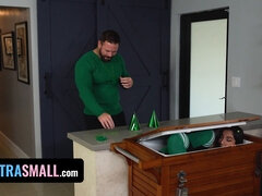 Madison Wilde's naughty cosplay gets a messy creampie from her boyfriend on St. Patrick's Day