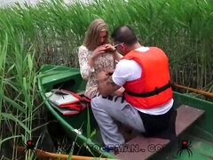 Strand, Grote mammen, Blond, Diep in de keel, Hd, Billekoek