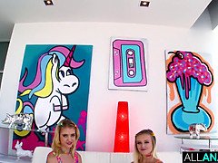 Ass Gaping Drills With Chloe And Natalia