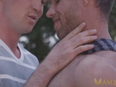 Muscular studs Alex Mecum and Pierce Paris go wild under the open sky