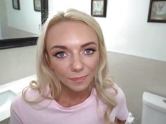 Blonde, Creampie, Cumshot, Pov, Skinny, Teen