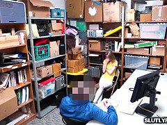 Caught, Hd, Office, Petite, Police, Punishment, Screaming, Uniform