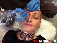 Aliira Astro's eye tattoos make you want to stroke your cock