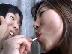 Asian, Japanese, Lesbian, Licking