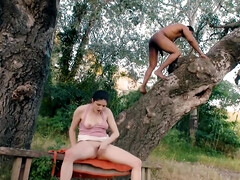 Franco Roccaforte & Francesca Di Caprio are banging in the woods