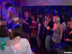 Blonde, Blowjob, Female, Pantyhose, Party, Riding, Stockings, Swingers