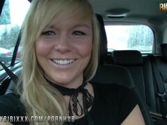 Enthousiasteling, Blond, Auto, Sperma shot, Duits, Hd, Huisgemaakt, Buiten