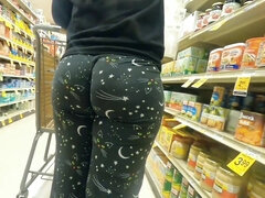 Mother Huge Bootie Wedgie At Supermarket