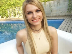 Blondine, Blasen, Schwanz, Hardcore, Hd, Jungendliche (18+), Titten