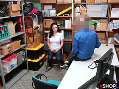 Big ass, Blowjob, Brunette, Chubby, Hd, Office, Reality, Teen