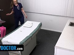 Blowjob, Doctor, Exam, Female, Handjob, Hd, Orgasm, Threesome