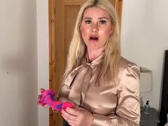 Sara Borgia's Sissy Challenges: Deepthroat Training with a Big Cock