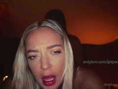 Aussie Blond OF Creampie POINT-OF-VIEW scene