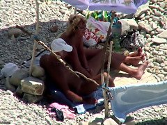 Playa, Británico, Abuelo, Abuelita, Maduro, Nudista, Público, Espía