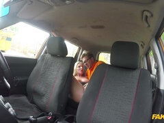 Nana, Blonde, Voiture, Gorge profonde, Hard, Pov, Chevaucher, Nénés