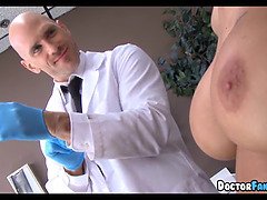 Big tits, Brunette, Cougar, Doctor, Piercing, Pussy, Tattoo, Uniform