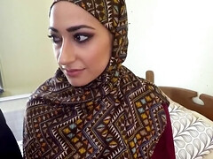 Arab girl sucks that hard pecker clean after being shagged