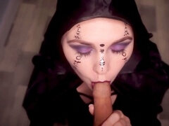 Oral job, halloween, sucking dick