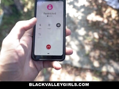 Ashley Aleigh enjoys a hardcore interracial cock ride with a big black cock