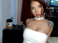 Amateur, Mignonne, Rousse roux, Solo, Webcam