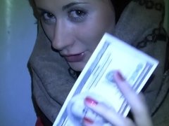 Young amateur sweetie sucks a dick and gets rammed for money