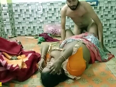 Indian teen boy fucking with hot beautiful maid Bhabhi! Uncut homemade sex